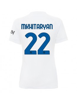 Ženski Nogometna dresi replika Inter Milan Henrikh Mkhitaryan #22 Gostujoči 2023-24 Kratek rokav
